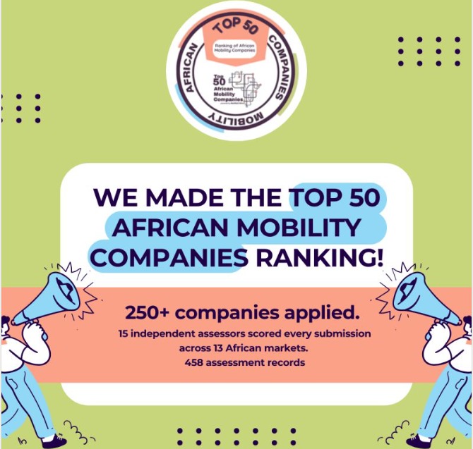 Top 50 African Mobility Companies Ranking – Roadrims