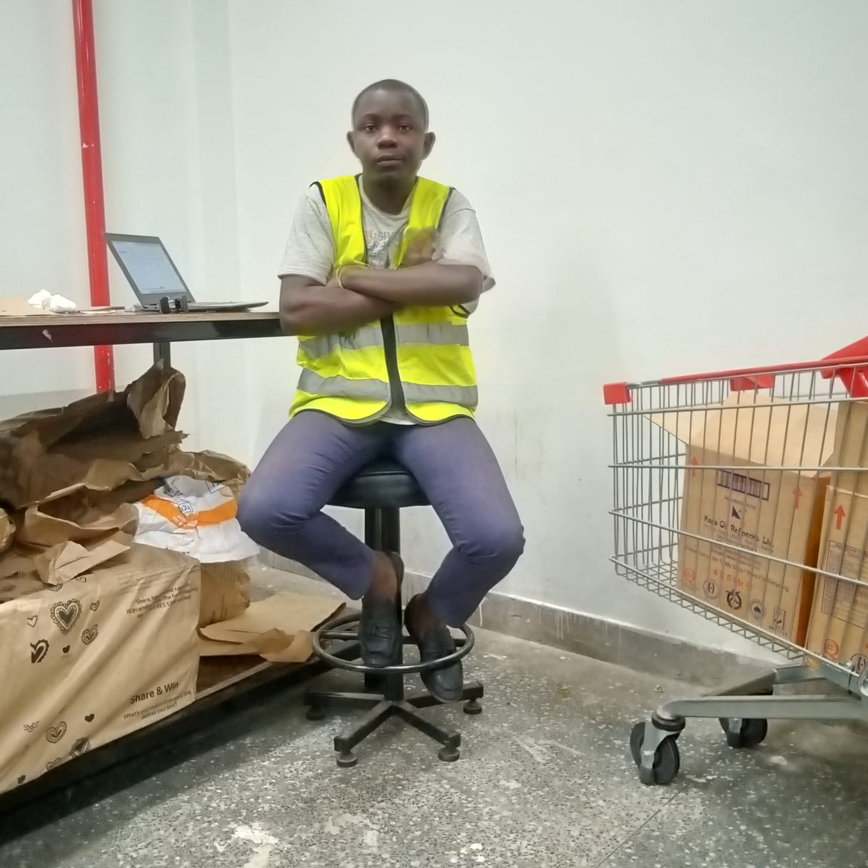 A dispatcher at work